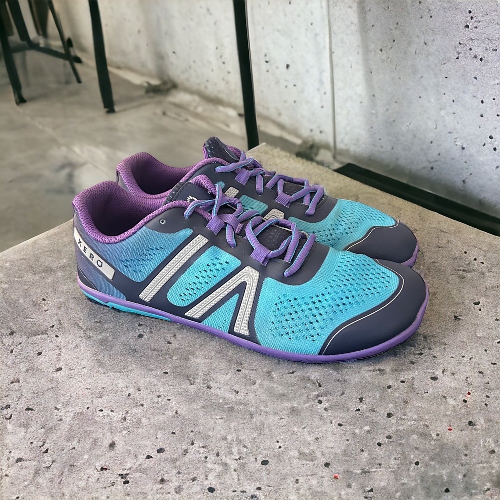 XERO Prio Women’s Minimalist Barefoot Blue Athletic Running Shoes Size 10.5